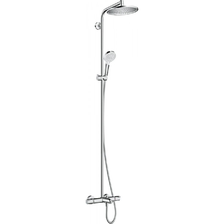 Душевая система наружного монтажа Hansgrohe Crometta S 240 27320000 Душевая система наружного монтажа Hansgrohe Crometta S 240 27320000